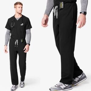 FIGS Pisco Basic Scrub Pants in Black Medium and Large